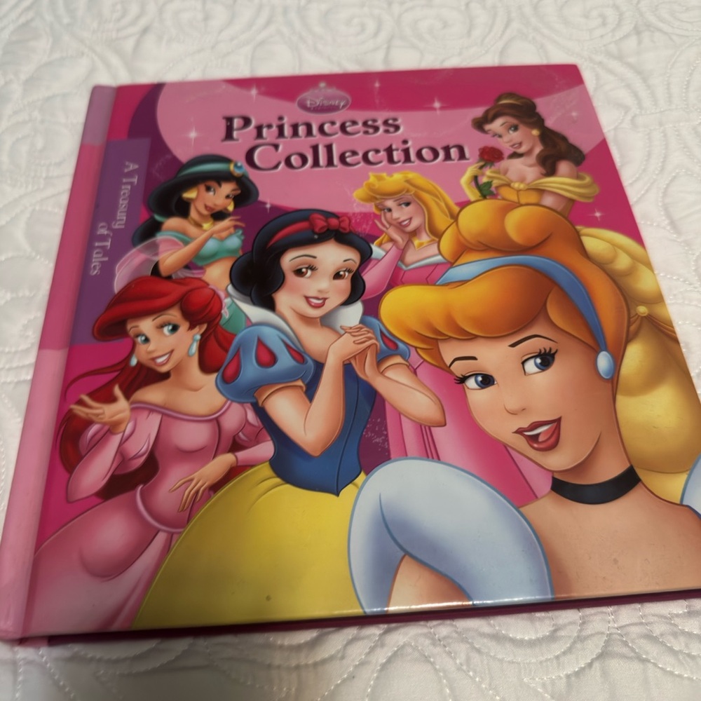 Disney Princess Collection Book with Pink Cover